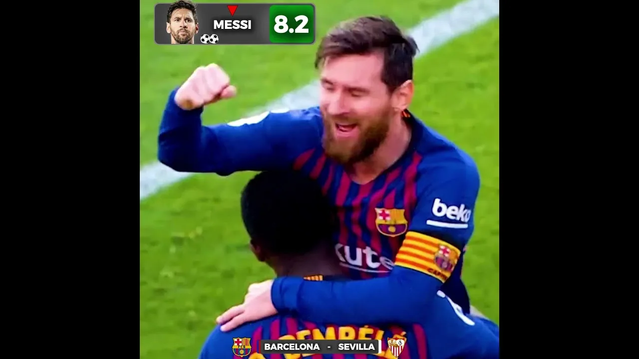 Performance de Leo Messi Masterclass lors du match de football Barcelone vs Séville 2019