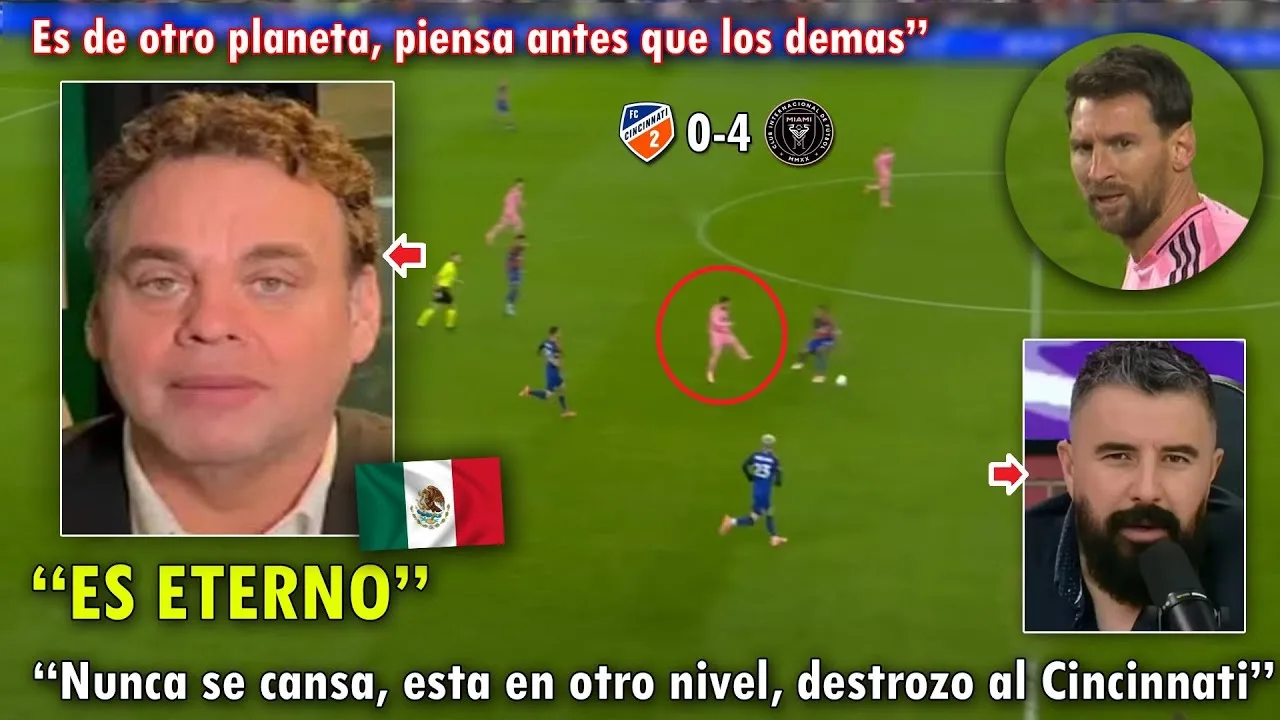 « MESSI EST IRREPETABLE » LES JOURNALISTES MEXICAINS SE RENDENT AU GRAND MATCH DE LIONEL MESSI AUJOURD’HUI INTER MIAMI