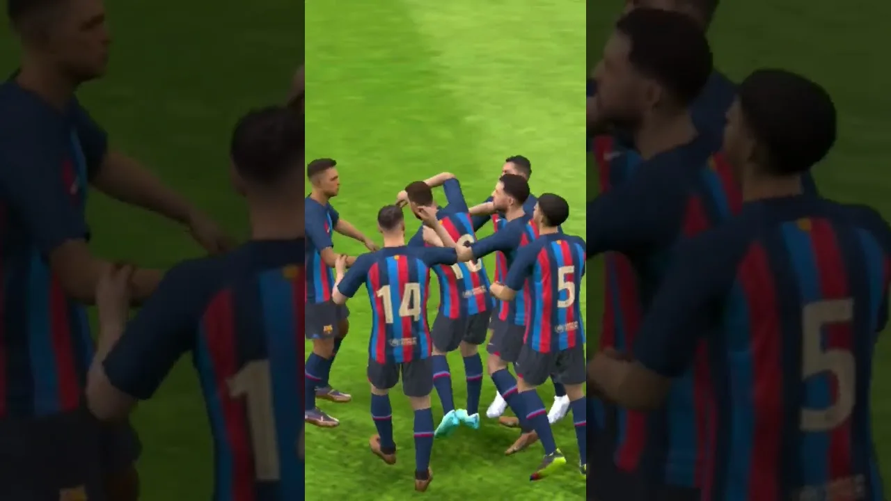 CRAZY GOAL WITH LEO MESSI (EFOOTBALL MOBILE)#shorts #viral