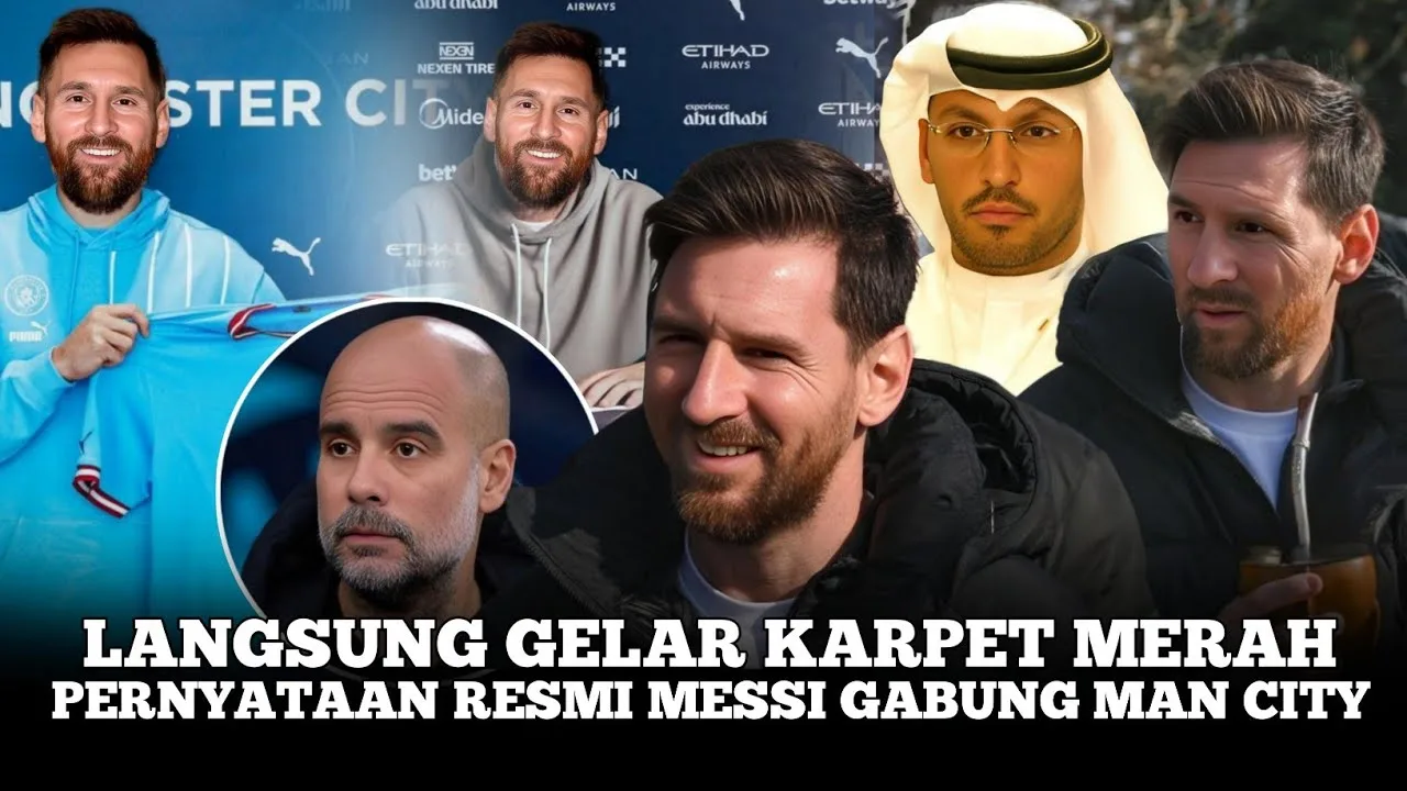 ENFIN C’EST OFFICIEL !! Première phrase de Messi après avoir rejoint Man City 😱 C’est le salaire nominal de Messi à City✅