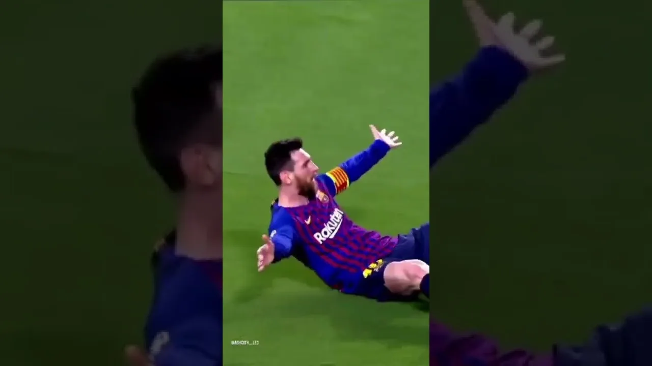 Leo Messi with the Free kick. Oh, astonishing. How does he
