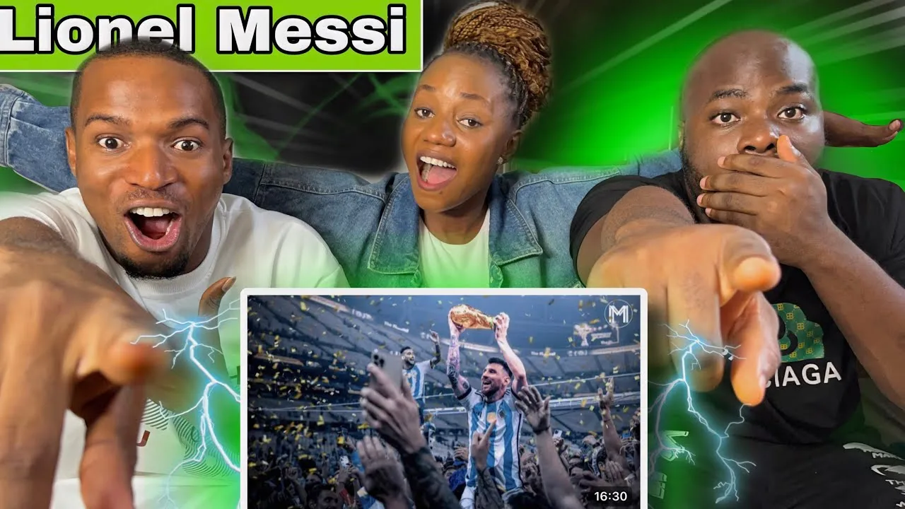 Soccer player reacts to LIONEL MESSI – « WORLD CHAMPION »