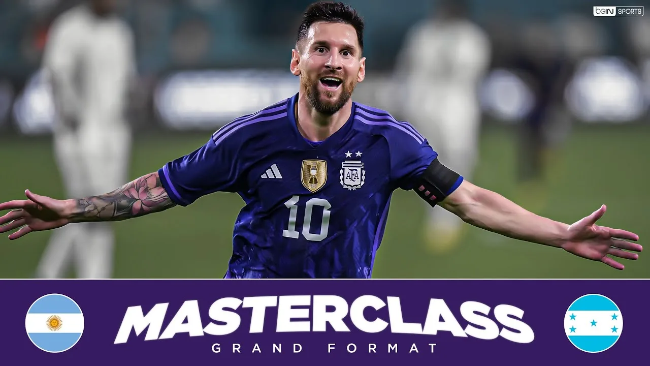 La Masterclass de Lionel Messi avec l'Argentine face au