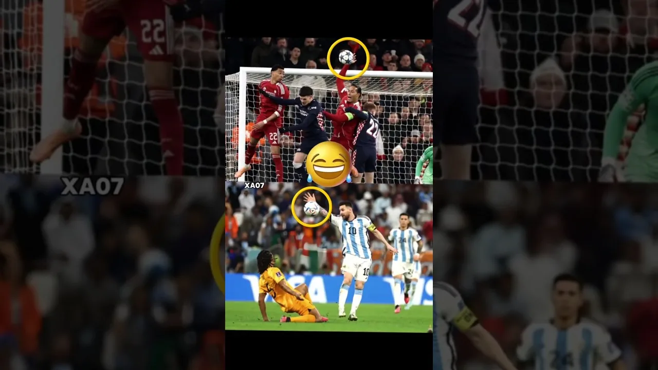 Van Djik Learned It From Messi🤣 #shorts #ronaldo #messi #shortsvideo
