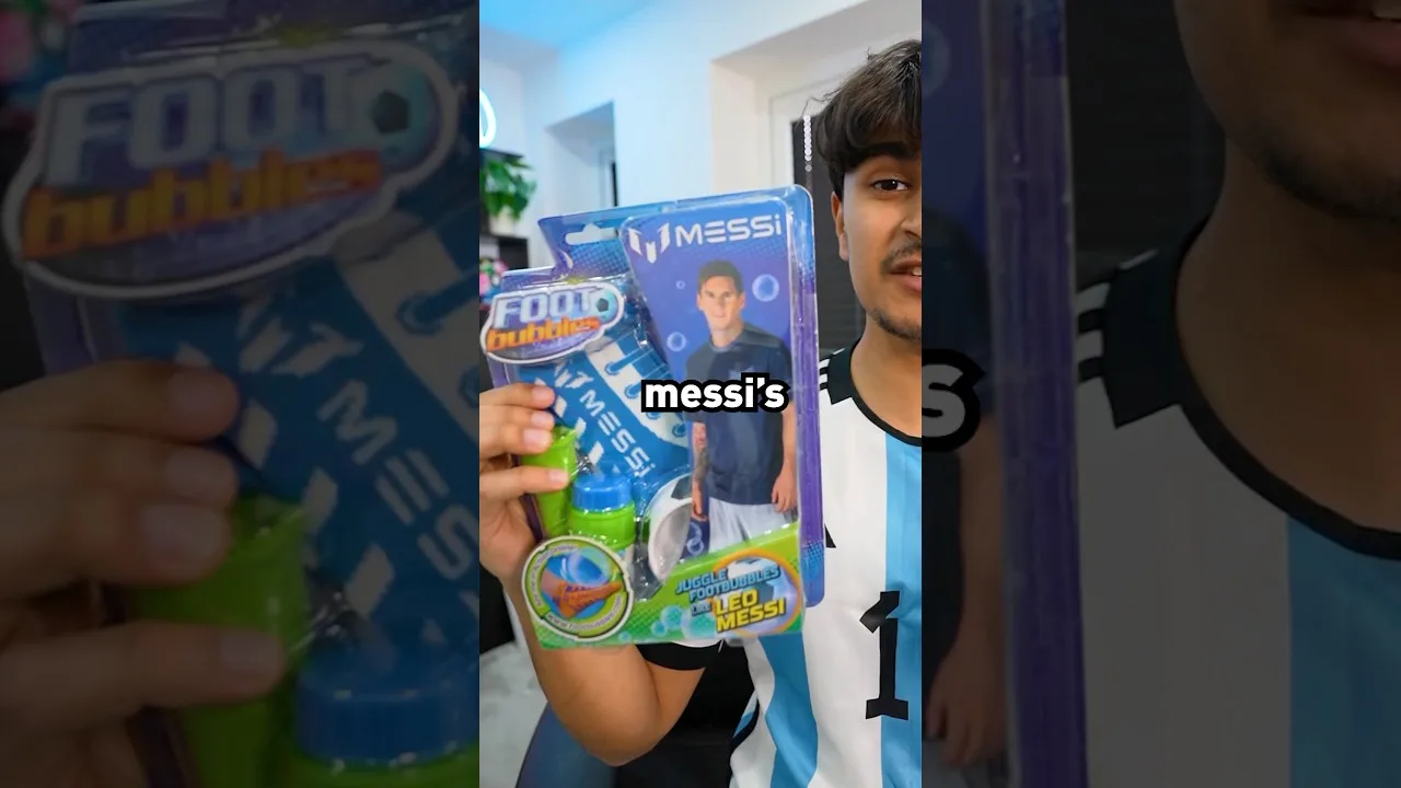 I Tested Lionel Messi’s Foot Bubbles ⚽️🫧