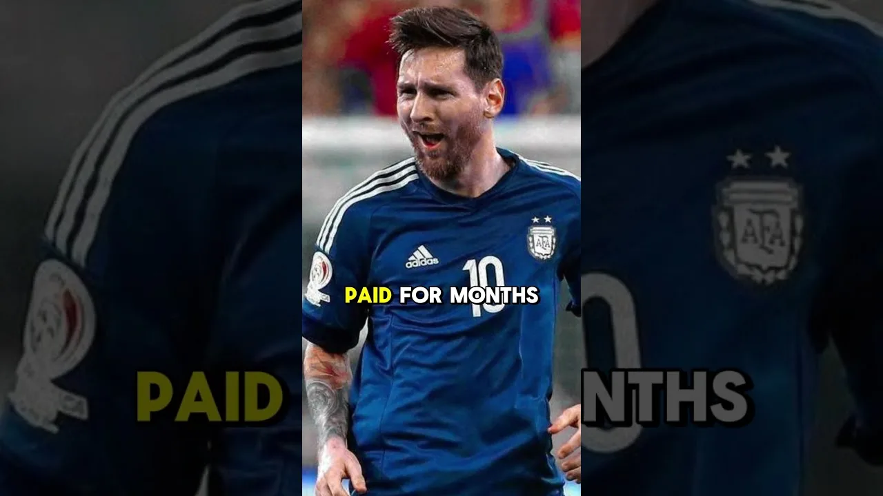 Leo Messi a payé les coéquipiers de l’Argentine | Histoire réconfortante #football #Hightlights #today #shorts #messi