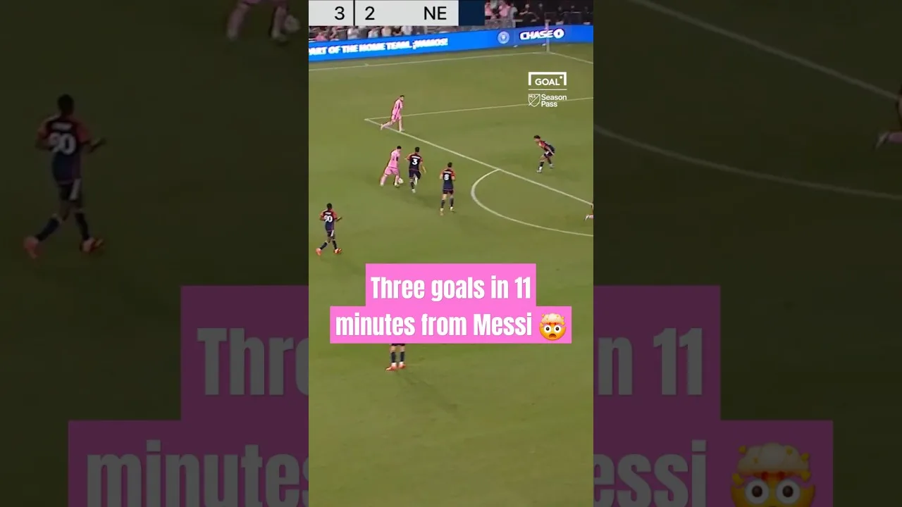 LIONEL MESSI HAT-TRICK en 11 MINUTES 🔥 #shorts #football #soccer