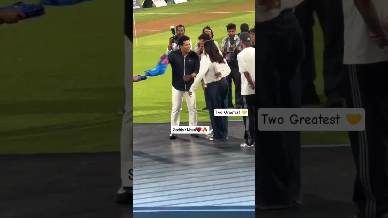 Sachin Tendulkar x Lionel Messi 🤝