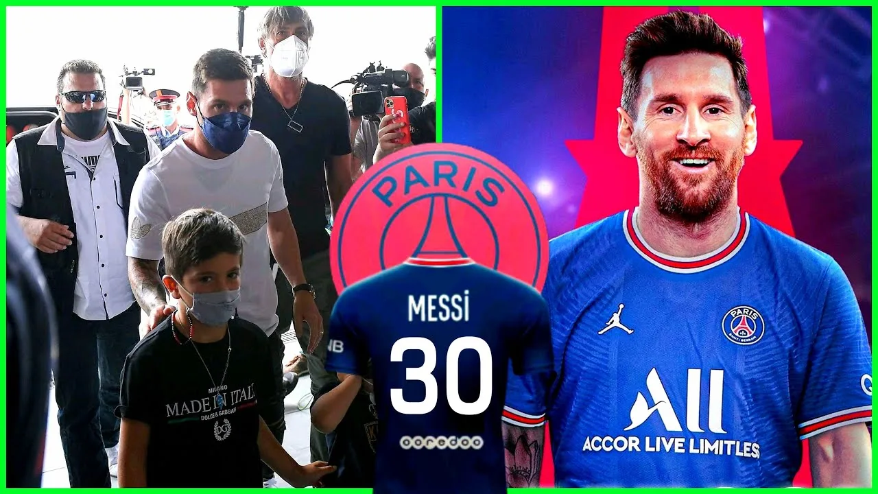 Lionel Messi arrive a Paris | Travels to PSG