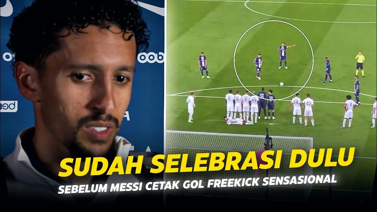 Sudah Tau Bakal Jadi Gol !!! Momen Marquinhos Berselebrasi