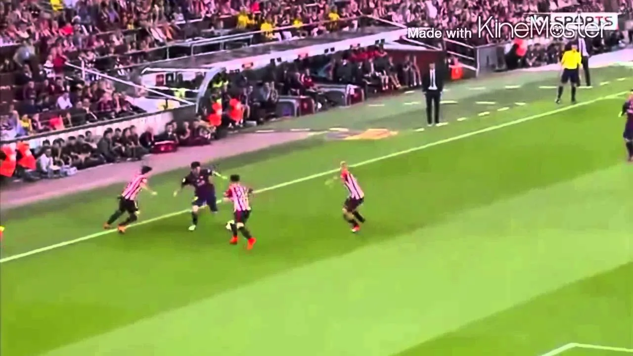 Leo Messi's wonder goal against Bilbao.