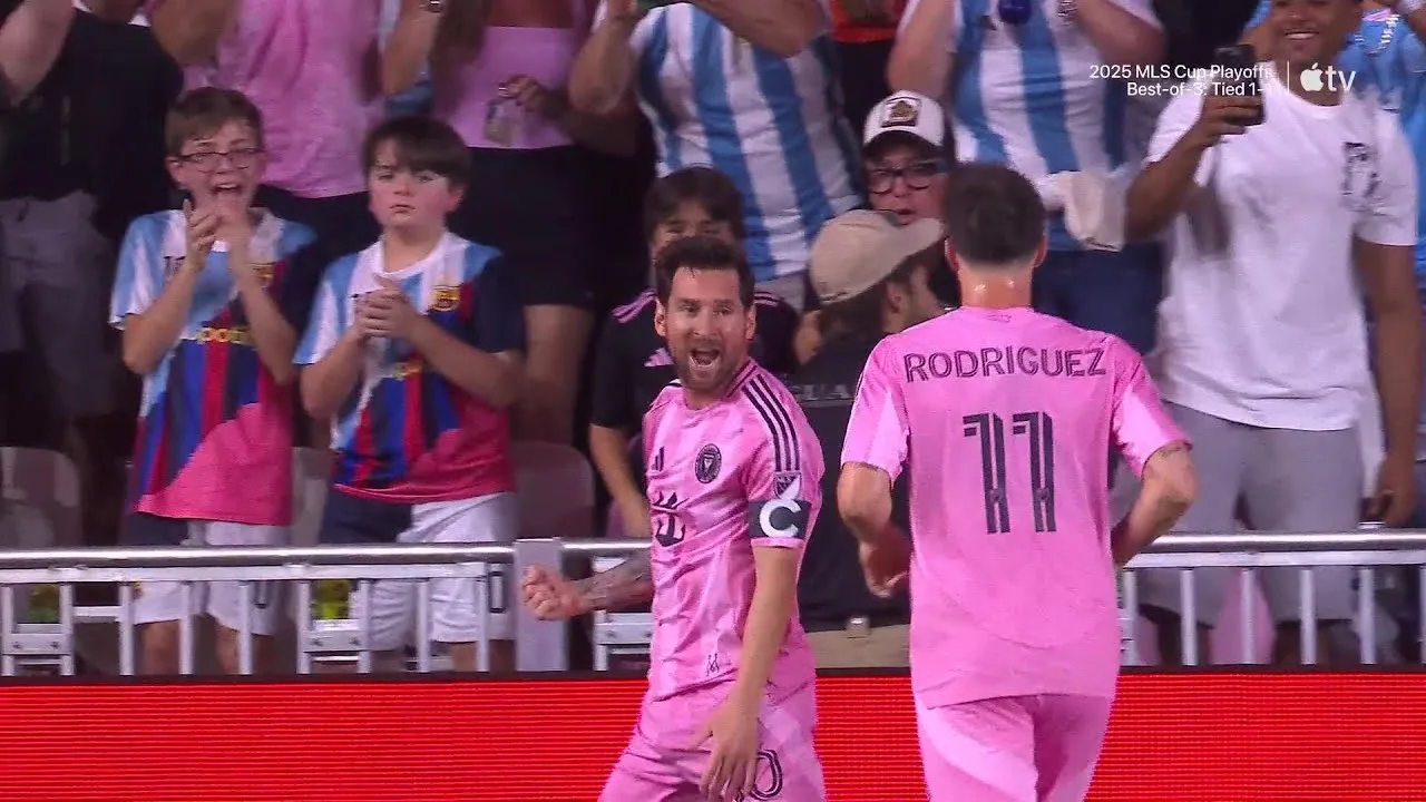 Messi Prend les devants lors du match 3 pour l’Inter Miami ! | Playoffs de la Coupe Audi MLS 2025