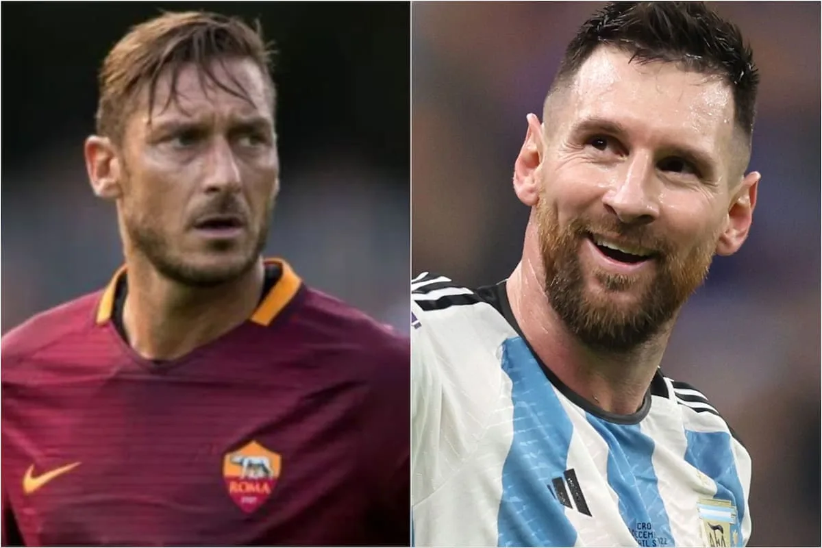 La surprise de Chicana de Francesco Totti à Lionel Messi: « Il le met 25 ans à Rome et ne gagne aucun ballon doré »