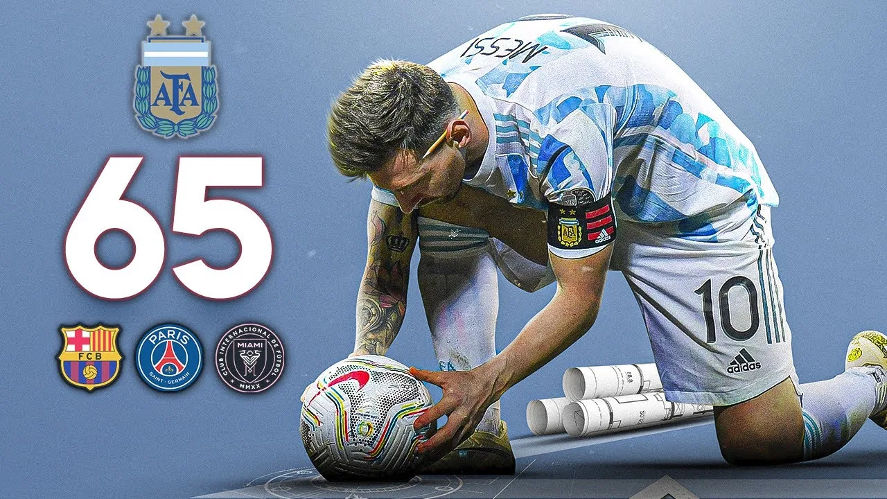 Tous les objectifs de Messi de faute ⚽🔥