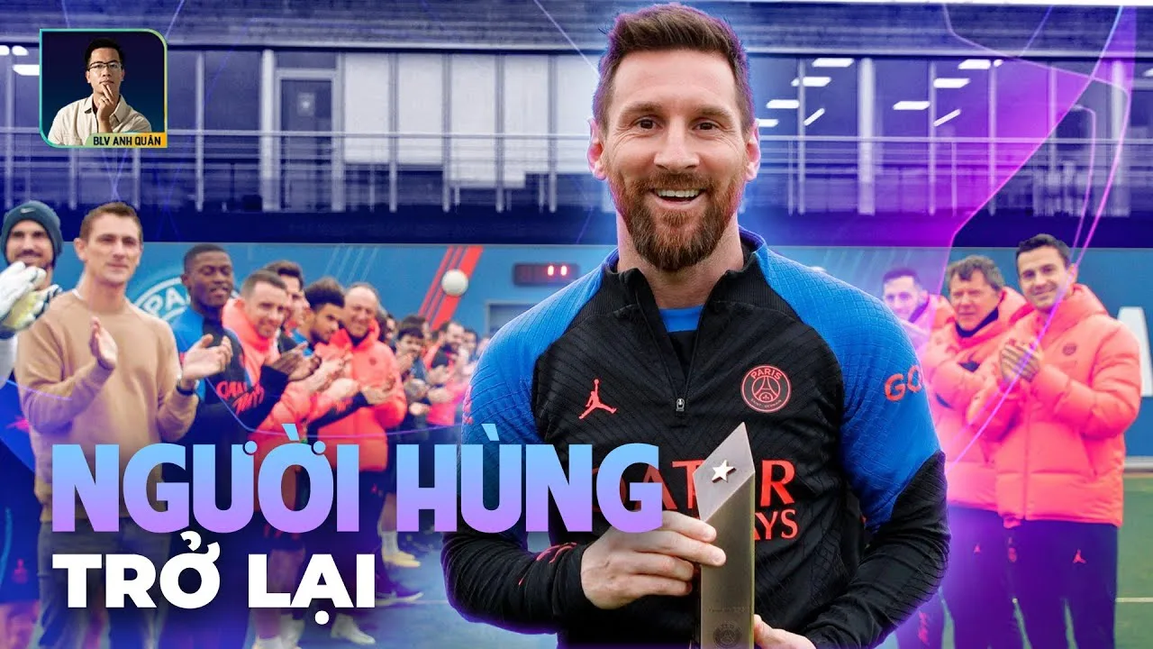 LIONEL MESSI TRỞ LẠI PSG | NGƯỜI HÙNG WORLD CUP TRỞ LẠI ĐỂ
