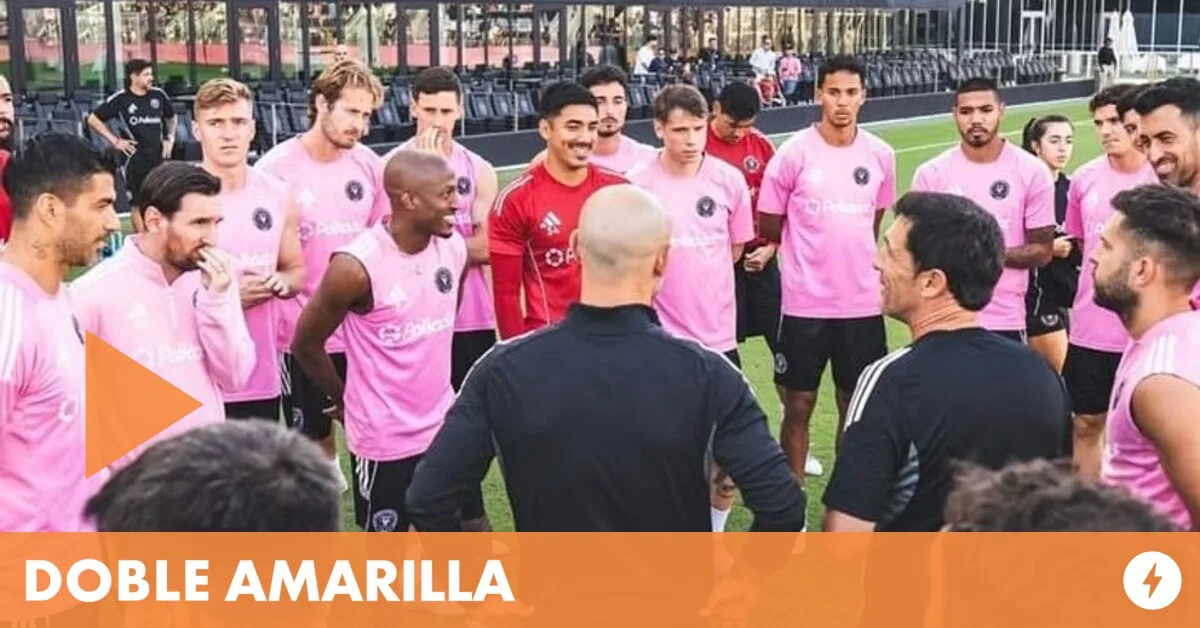 Au milieu de la double date des qualifications, Lionel Messi est retournée à la formation à Inter Miami