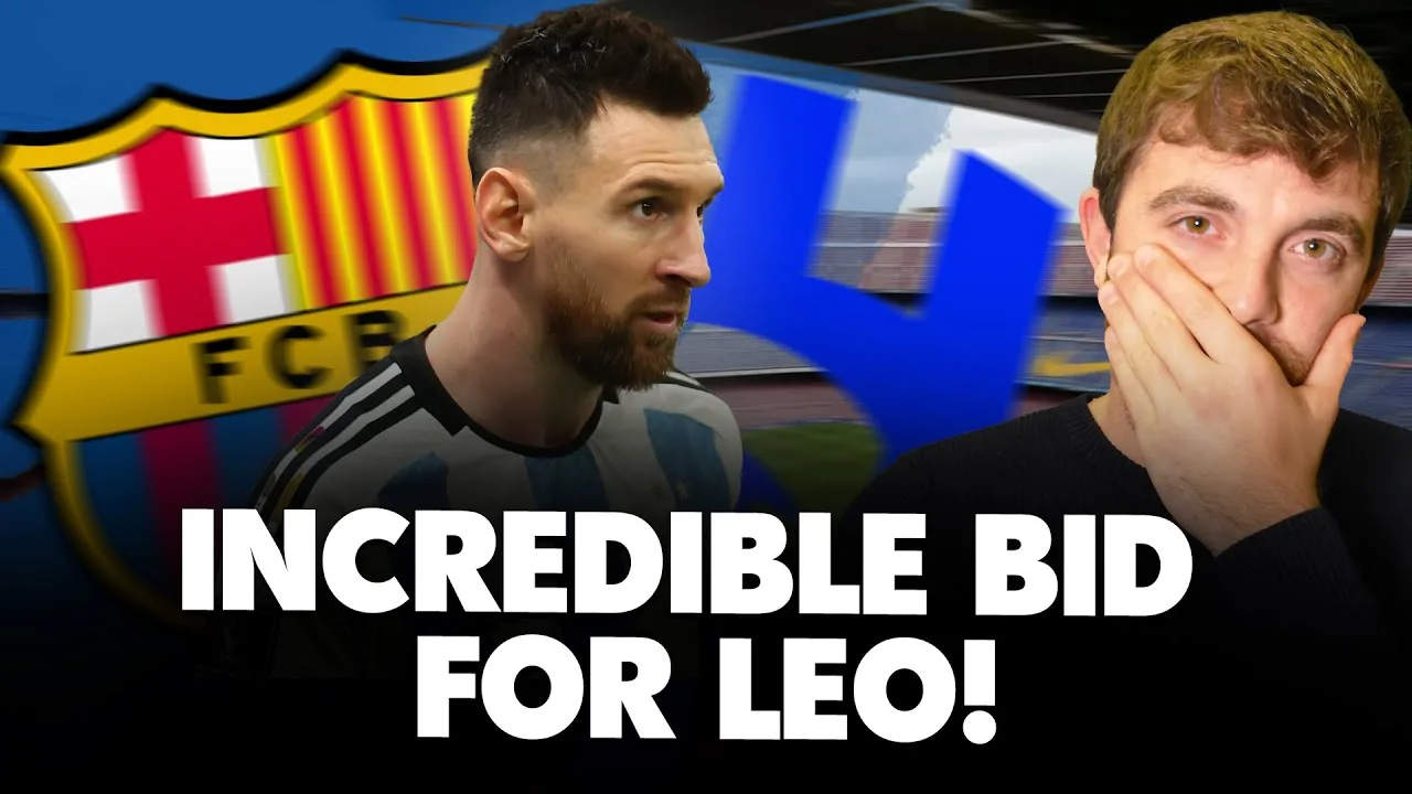 MESSI SHOCKING BID: €400M! PLAN FOR FUTURE, BARCELONA, AL