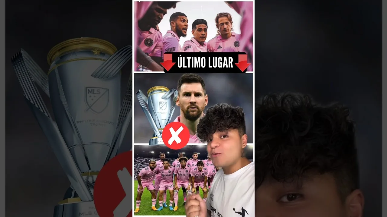 EL EQUIPO DE MESSI VA EN ÚLTIMO LUGAR  #messi #football