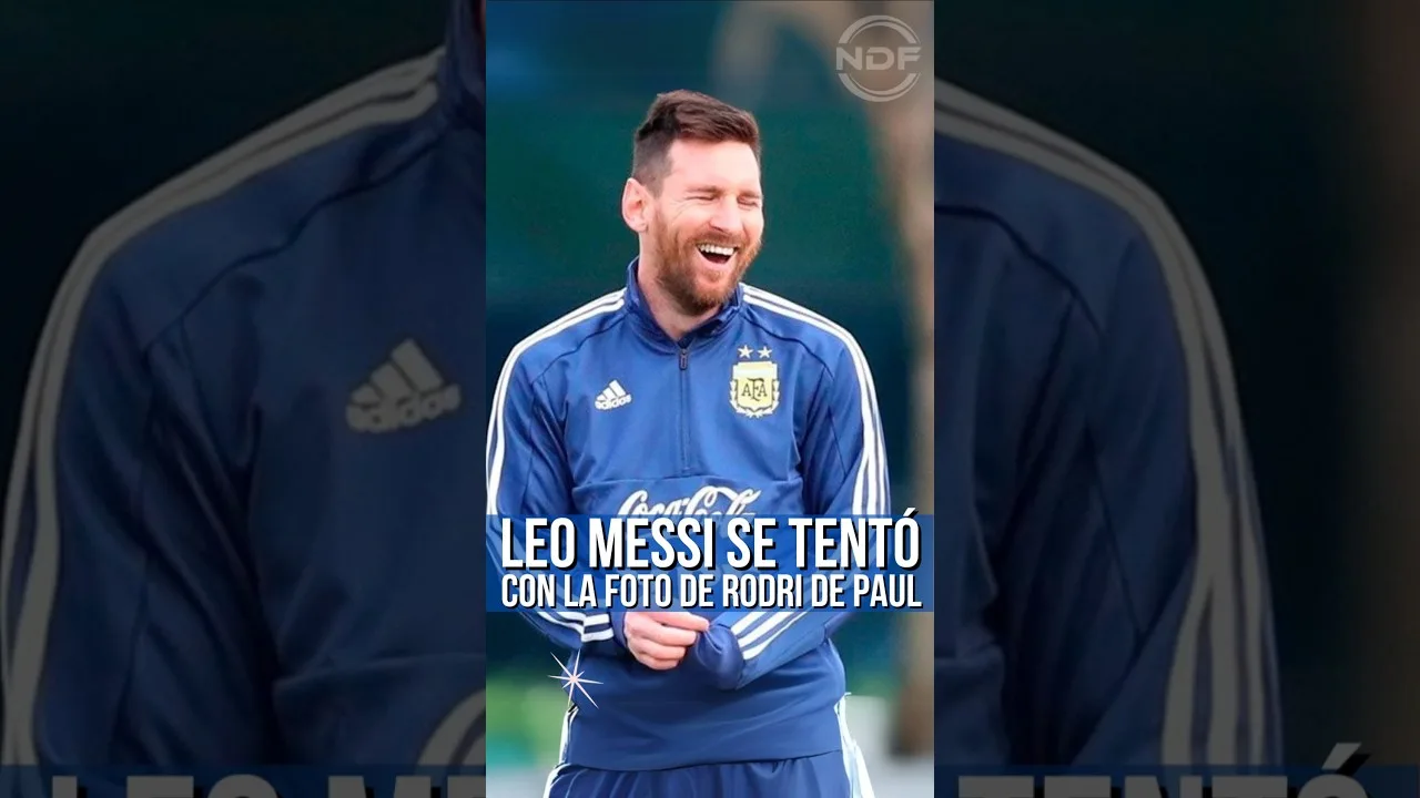 Leo Messi a été tenté avec le look de Rodrigo de Paul et lui a laissé un commentaire 😂