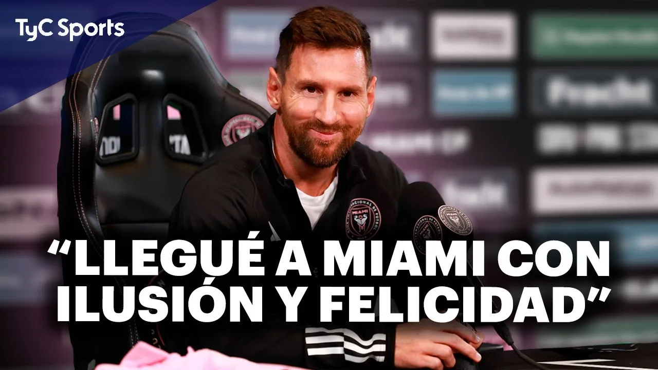 LIONEL MESSI  CONFERENCIA DE PRENSA COMPLETA  NUEVA VIDA