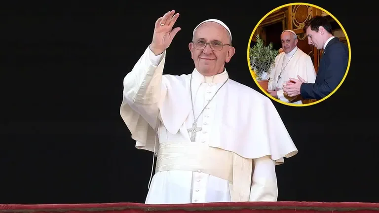 Lionel Messi réagit aux nouvelles du pape François | TUDN SOCCER