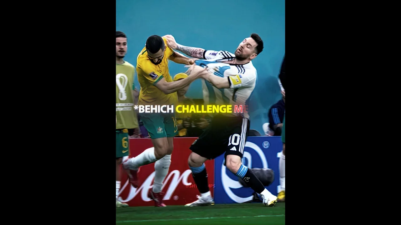 He Pushed Messi… Then This Happened 😈