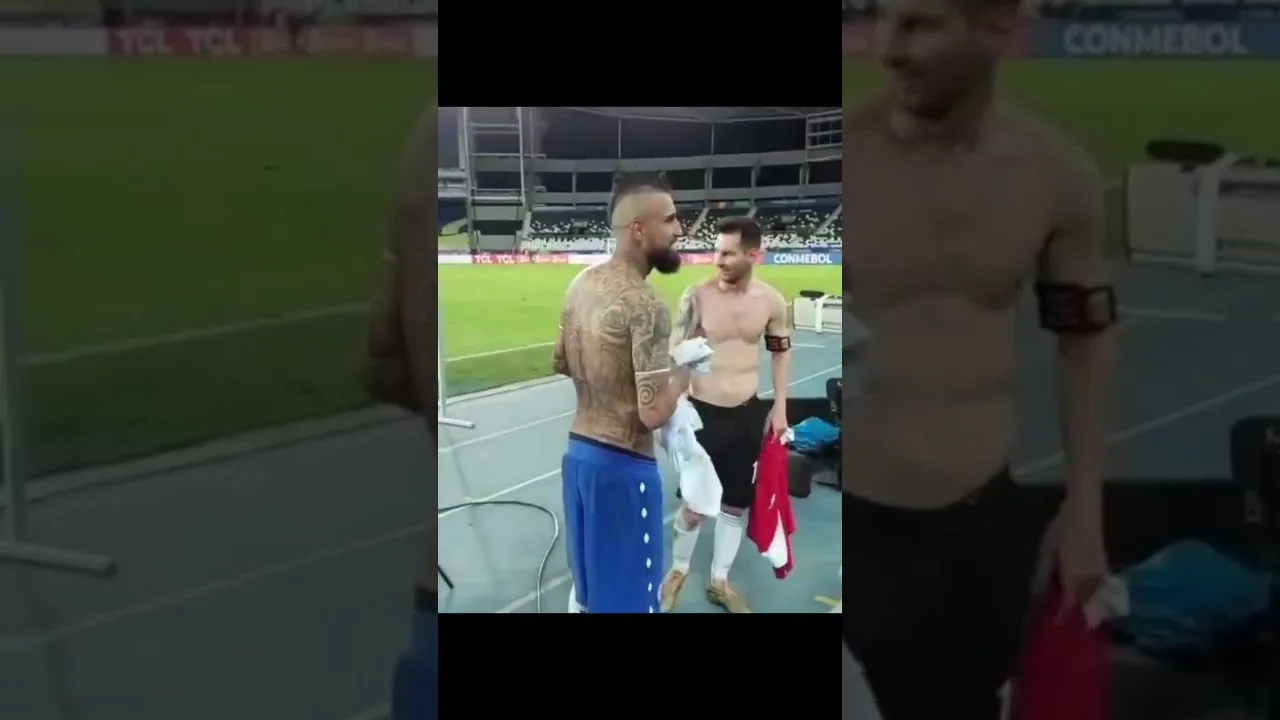 Respect moment Leo Messi