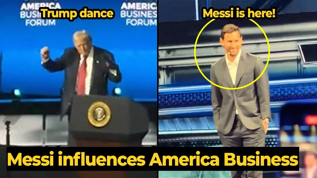 Le président Donald Trump rencontre Messi à l’American Business Forum 2025 | Actualités Messi aujourd’hui