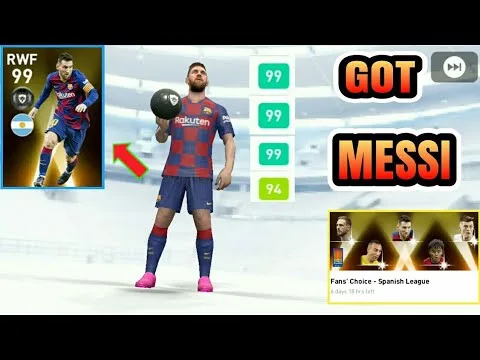Got LEO MESSI from Fans' Choice – Spanish League Pack