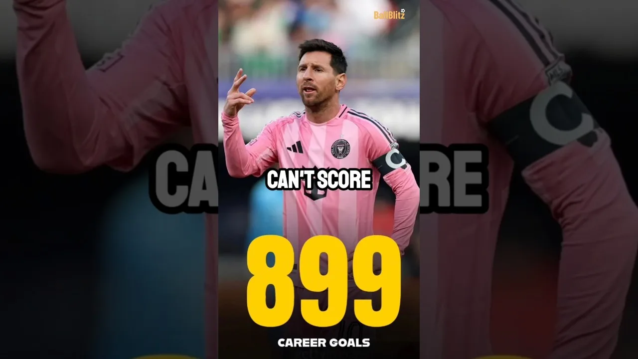 When Messi failed to score his 900th goal and lost his mind.😳💔