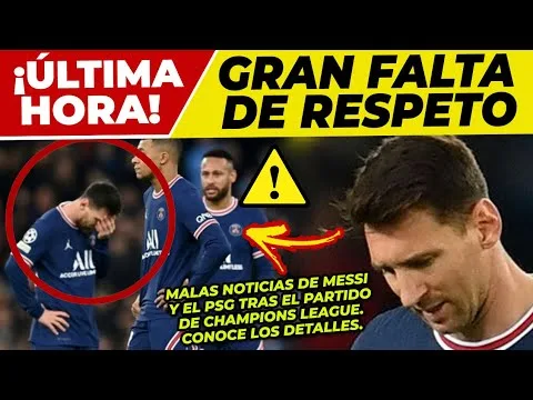 ¡B00M!  DURO G0LPE a LEO MESSI  LLUVIA de PALOS al PSG