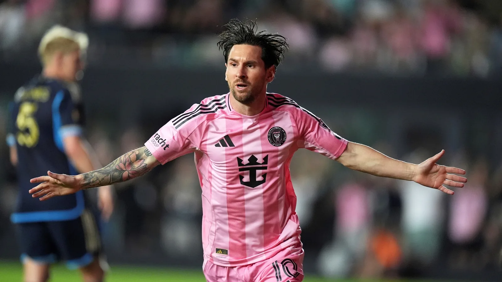 MLS: Lionel Messi jouant dans le match de football de Chicago Fire-Inter Miami à Soldier Field