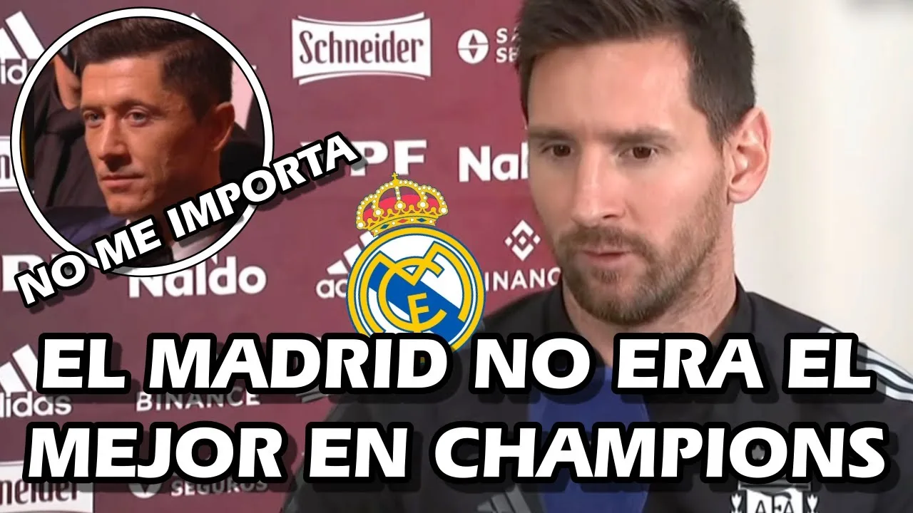 MESSI HABLA EL REAL MADRID Y MANDA DURO MENSAJE A