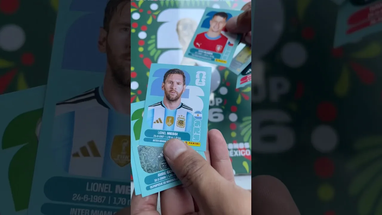 Lionel Messi Álbum Mundial 2026 Panini #fifaworldcup #album  #lionelmessi #short #messi #panini