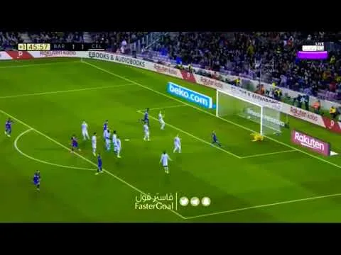 Lionel messi second 2nd goal vs celta vigo