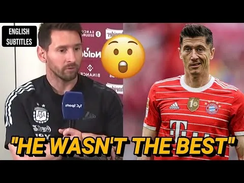 LIONEL MESSI on LEWANDOWSKI and the BALLON D'OR! ⚽