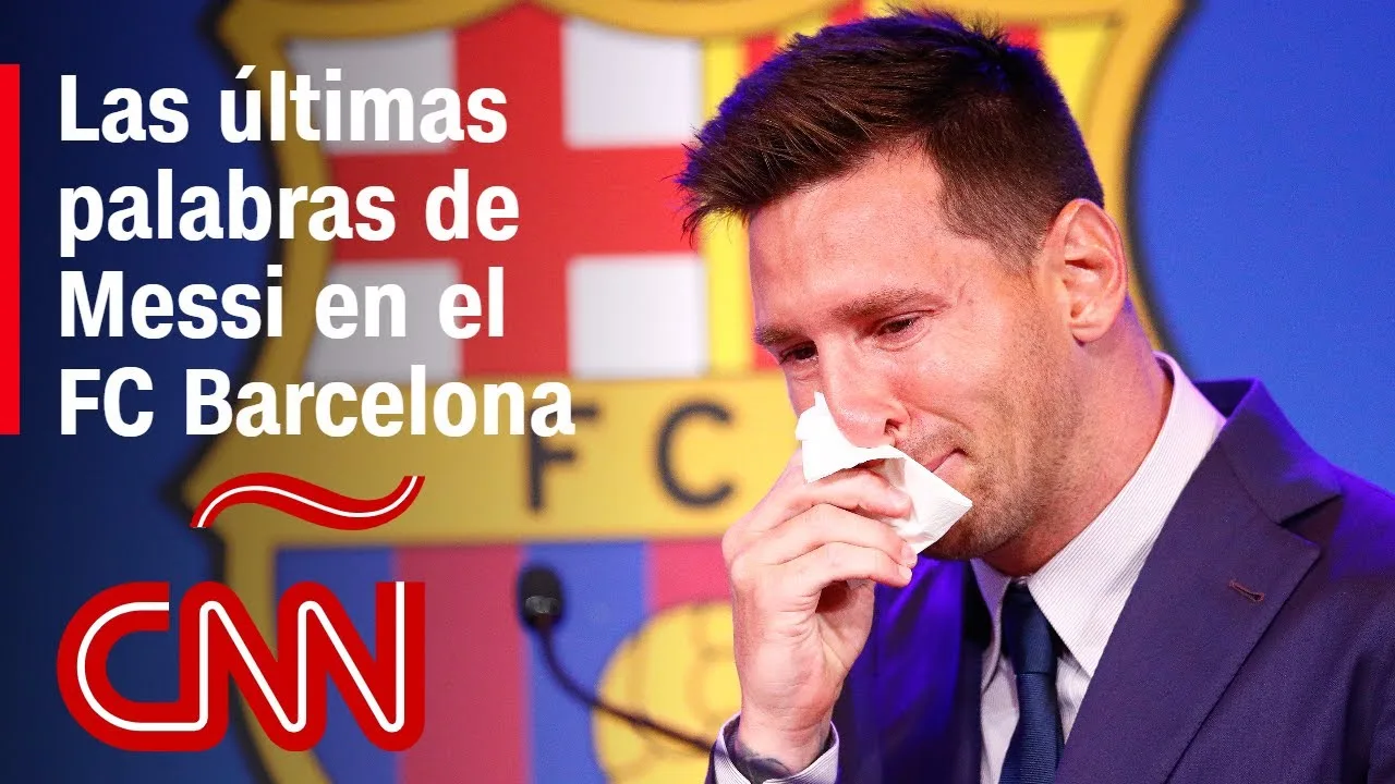 Mira el emotivo mensaje de Lionel Messi en su despedida del