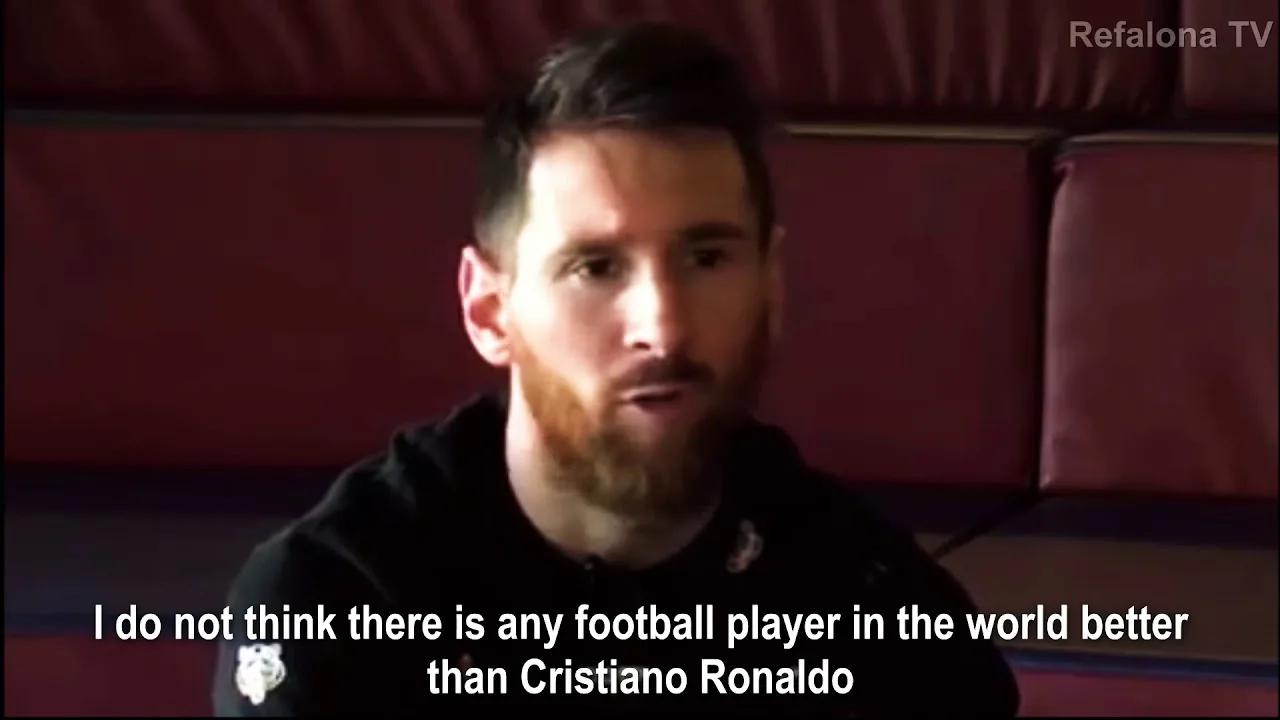 Lionel Messi • Exclusive Interview on Cristiano Ronaldo •