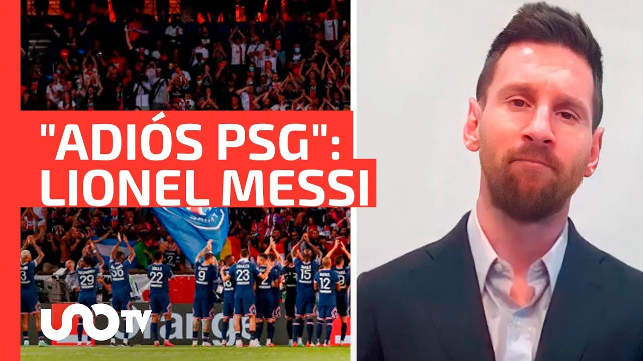 Es oficial, Lionel Messi sale del PSG, así le dieron las