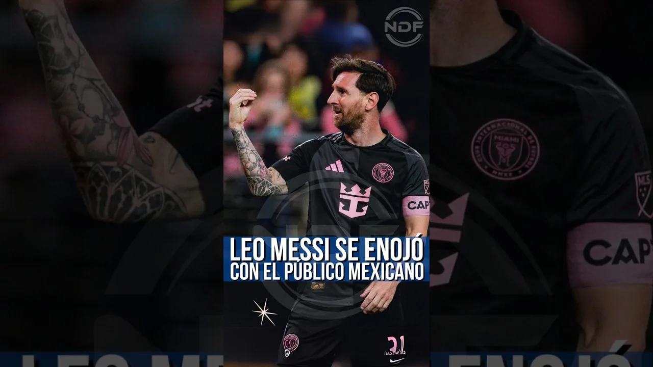 Leo Messi s’est mis en colère contre les Mexicains et a consacré son objectif avec un geste 😱