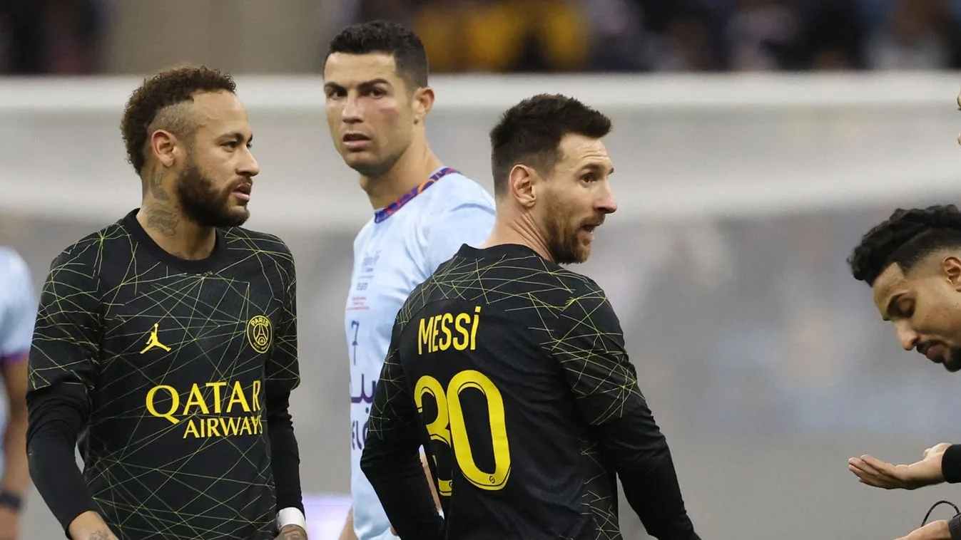 Cristiano Ronaldo et Lionel Messi en équipe!