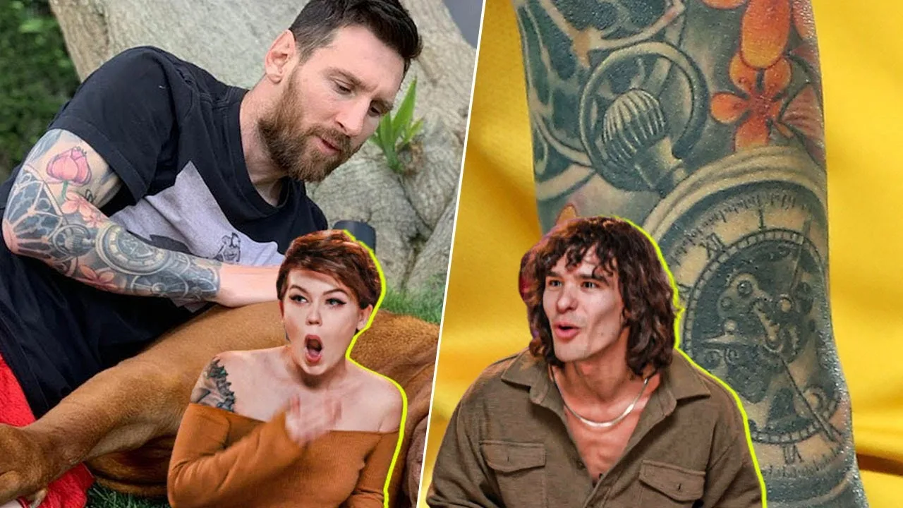 Professional tattoo artists react to Lionel Messi tattoos |