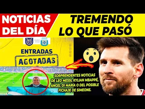 MARAVILLOSAS NOTICIAS de LEO MESSI DETALLE de BENZEMA con