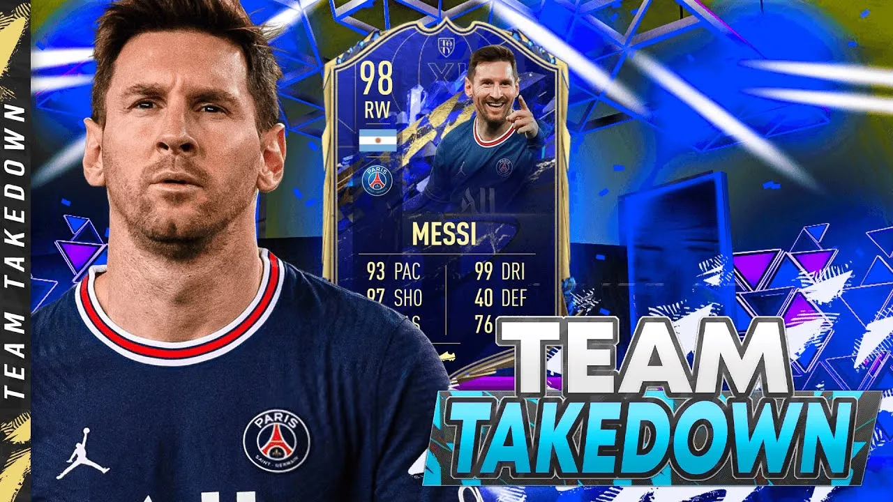 98 TOTY Lionel Messi Team Takedown!!!