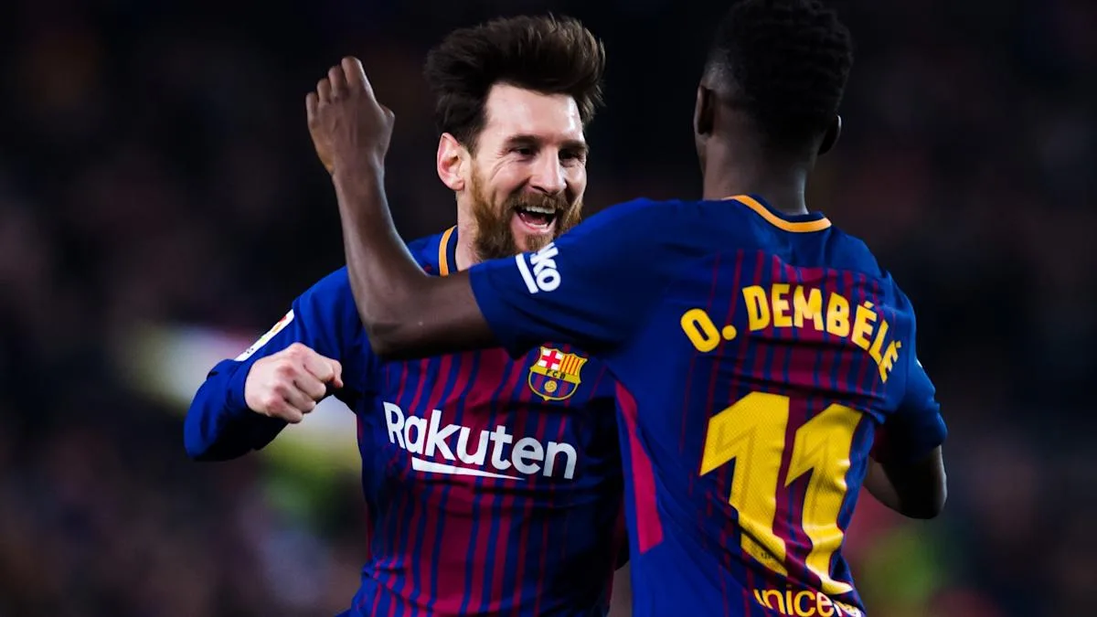 Ousmane Dembele résonne que seul l’ancien coéquipier de Barcelone, Lionel Messi, a atteint