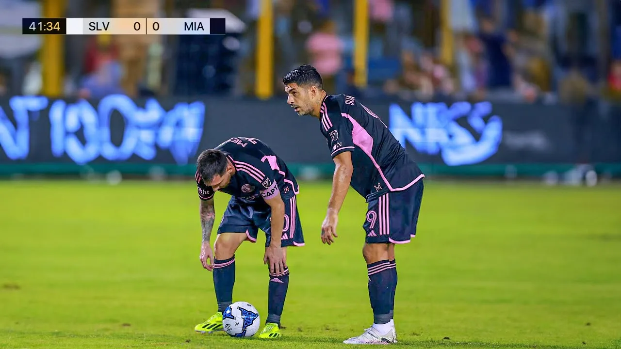 Messi vs El Salvador | First match with Suarez for Inter