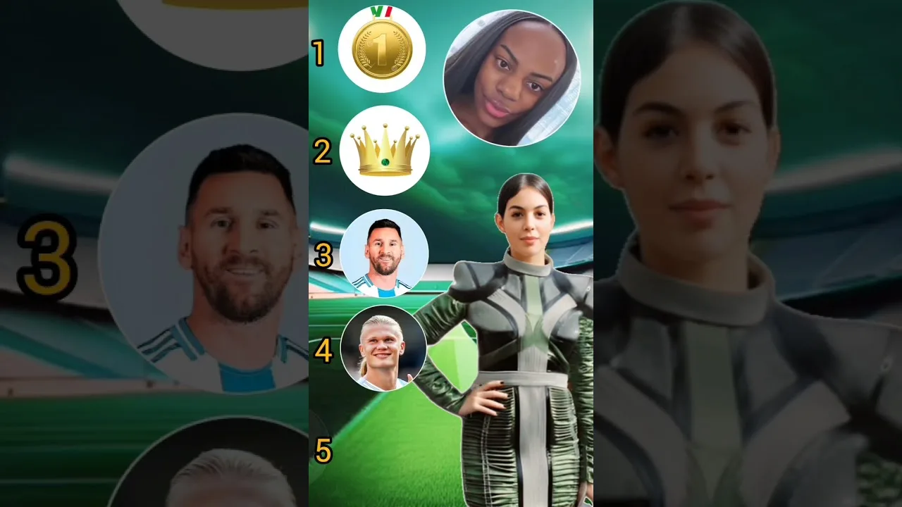 Georgina classe la coiffure du footballeur – Ronaldo, Leo Messi, Neymar JR, Haaland😍⚽️