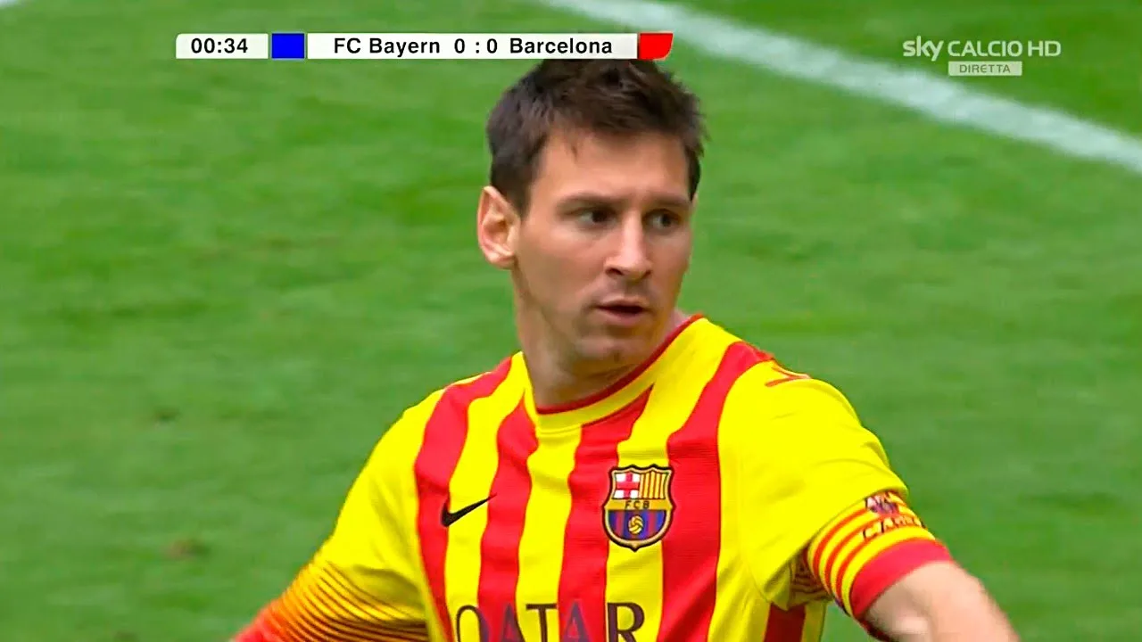 Lionel Messi vs Bayern Munich (Friendly) 2013-14 English