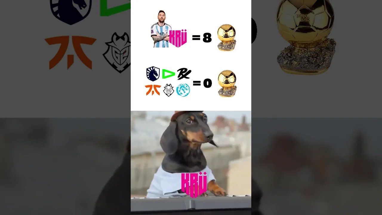 KRÜ Esports el mejor equipo del  de la mano de Leo Messi