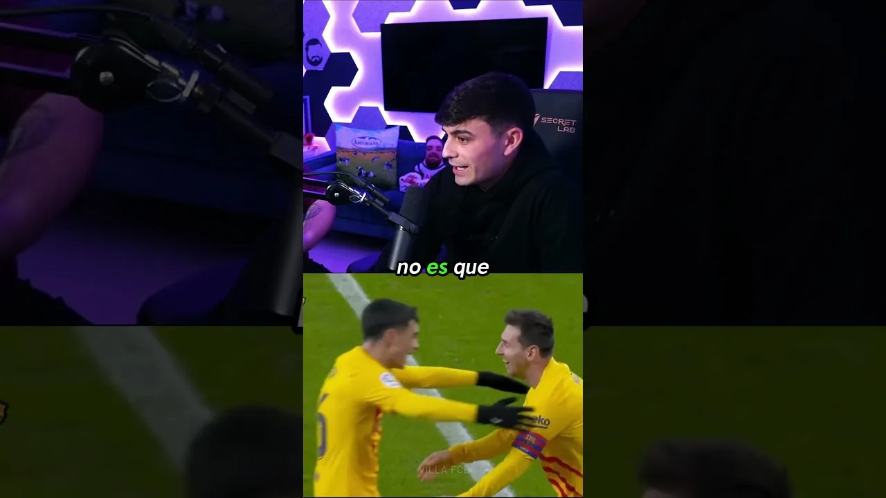 Pedri a parlé de la première fois qu’il a vu MESSI